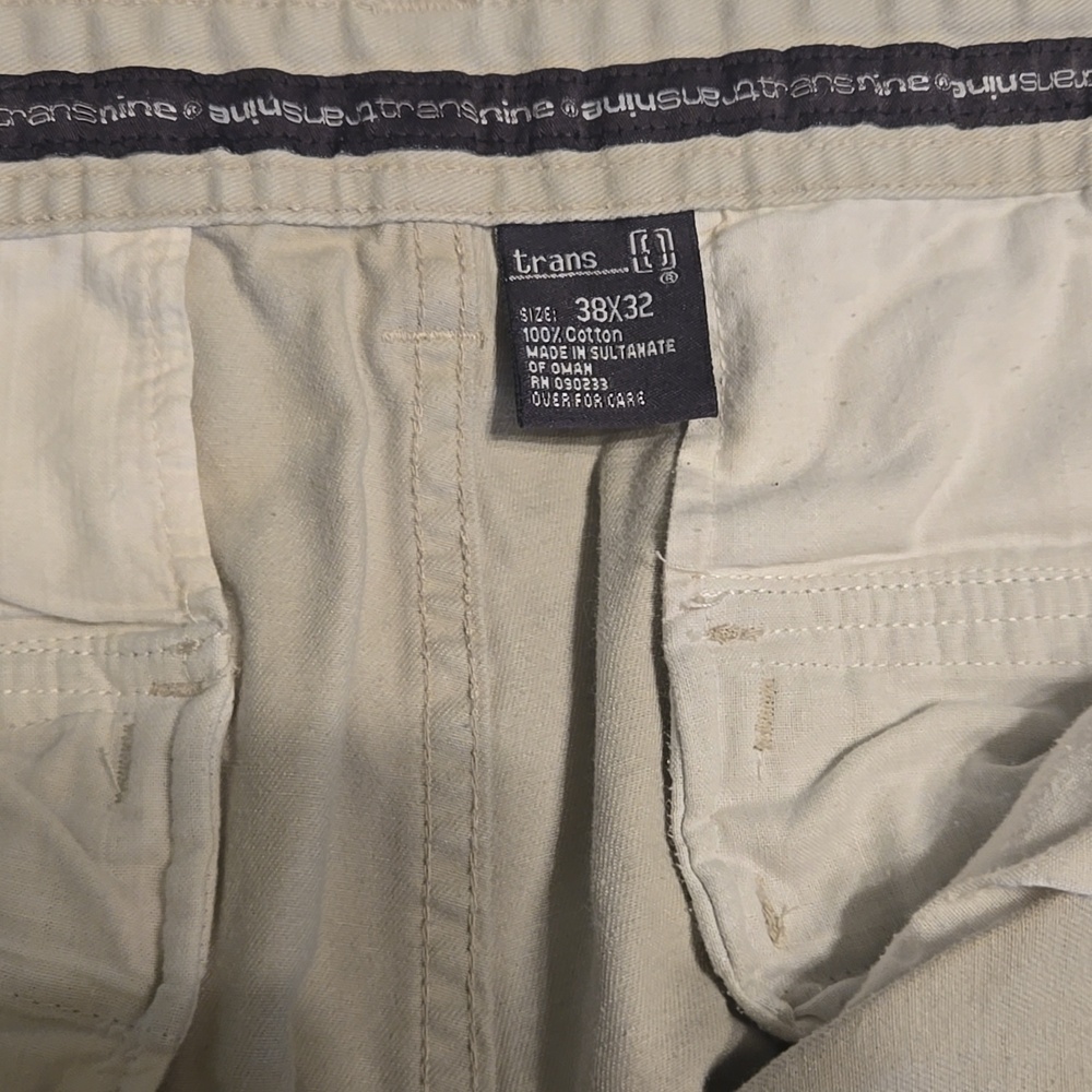 Casual Men's Cargo Pants in Khaki - Picture 4 of 5